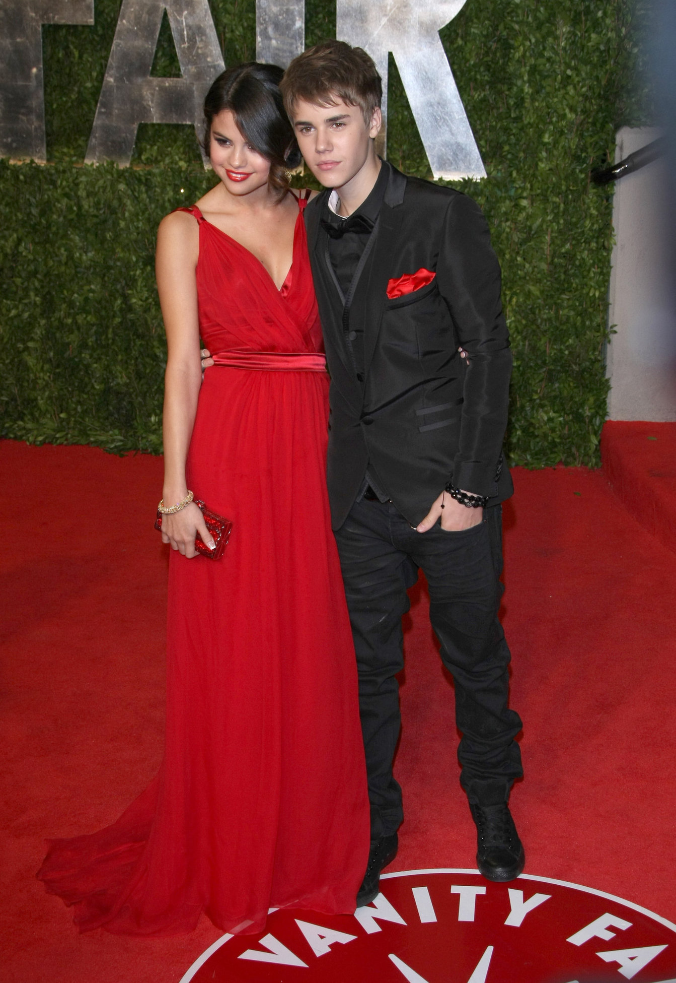 Selena Gomez Vanity Fair Oscar party in West Hollywood on February 27, 2011