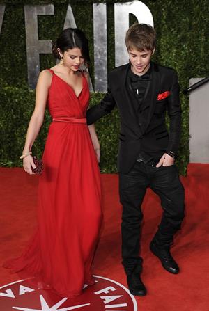 Selena Gomez Vanity Fair Oscar party in West Hollywood on February 27, 2011