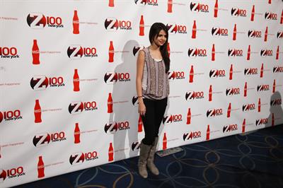 Selena Gomez Z100 Coca Colas all access lounge pre show in New York City December 10, 2010