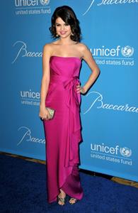 Selena Gomez Unicef ball honoring Jerry Weintraub in Beverly Hills 