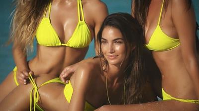 Lily Aldridge in a bikini