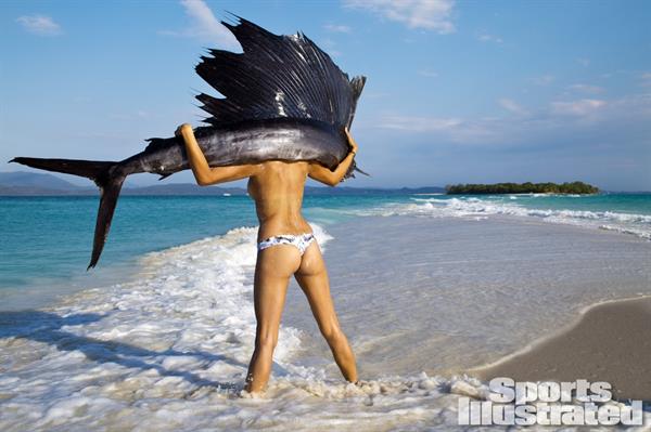 Jessica Gomes in a bikini