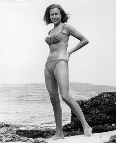 Babette March in a bikini