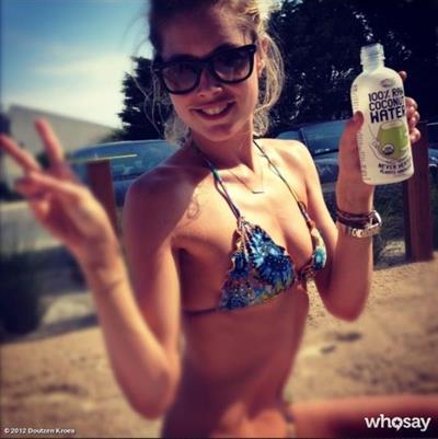 Doutzen Kroes in a bikini