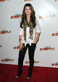Selena Gomez KIIS FM's Jingle Ball 2010 NOKIA Theatre Los Angeles on December 5, 2010