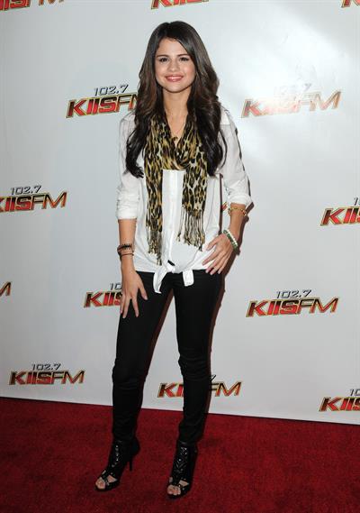 Selena Gomez KIIS FM's Jingle Ball 2010 NOKIA Theatre Los Angeles on December 5, 2010