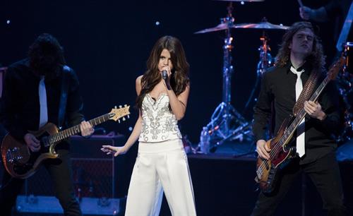 Selena Gomez KIIS FM's Jingle Ball 2010 NOKIA Theatre Los Angeles on December 5, 2010