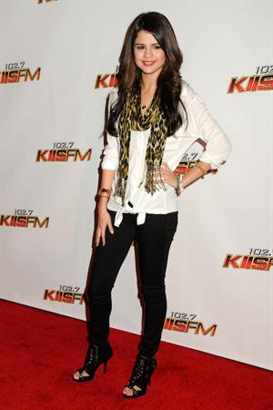 Selena Gomez KIIS FM's Jingle Ball 2010 NOKIA Theatre Los Angeles on December 5, 2010
