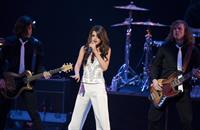 Selena Gomez KIIS FM's Jingle Ball 2010 NOKIA Theatre Los Angeles on December 5, 2010