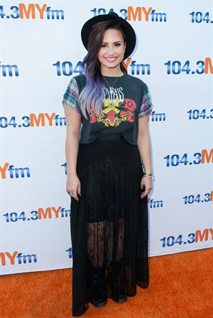 Demi Lovato attends 104.3 MY FM My Big Night Out on June 16, 2014 in Hollywood, California