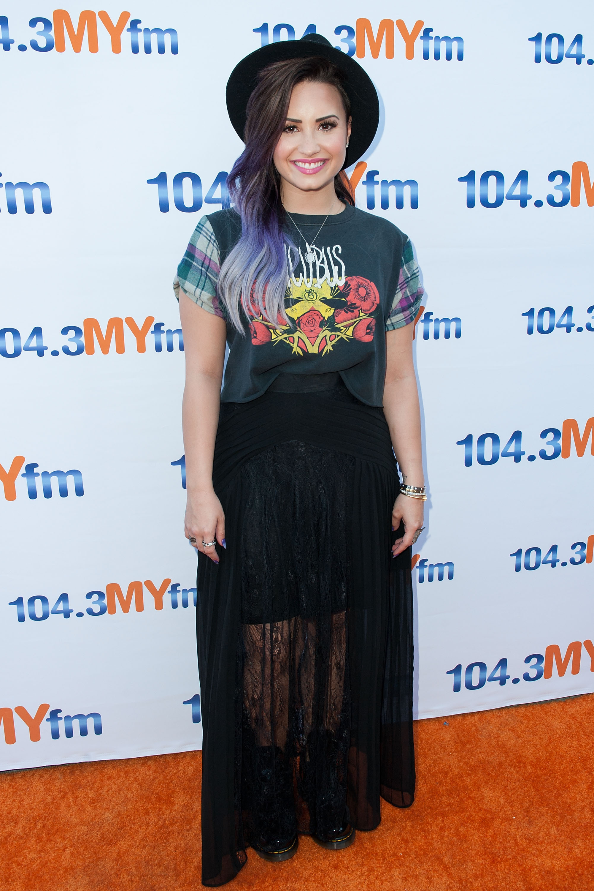 Demi Lovato attends 104.3 MY FM My Big Night Out on June 16, 2014 in Hollywood, California