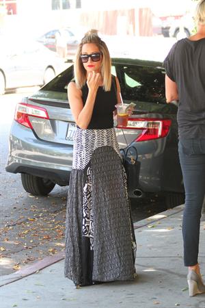 Ashley Tisdale heads to a hair salon in West Hollywood June 12, 2014