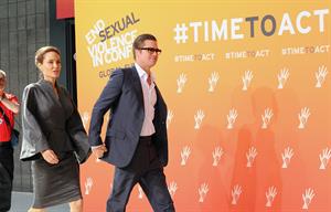 Angelina Jolie at the Global Summit To End Sexual Violence In Conflict June 13, 2014