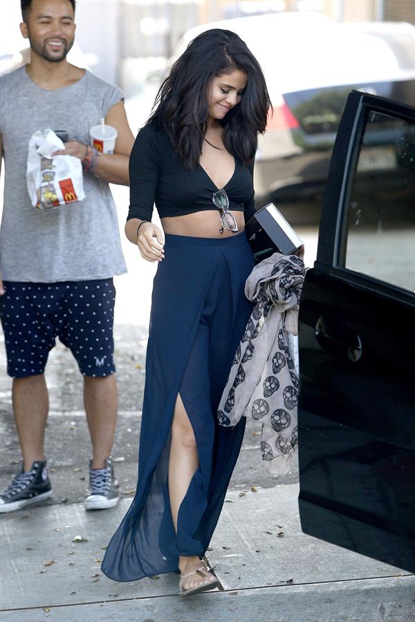 Selena Gomez makes a stop at Nine Zero One salon in West Hollywood June 11, 2014