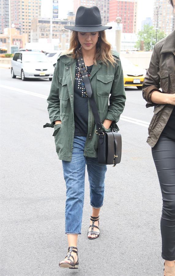 Jessica Alba out and about in NYC June 11, 2014