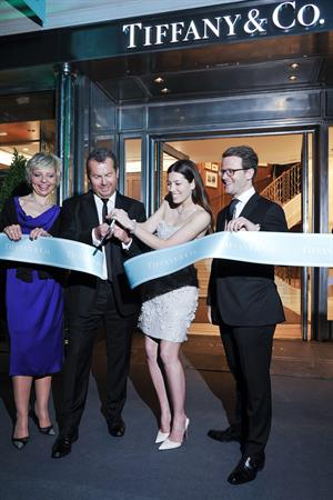Jessica Biel attends the opening of the new flagship Tiffany  Co store in Paris, June 10, 2014