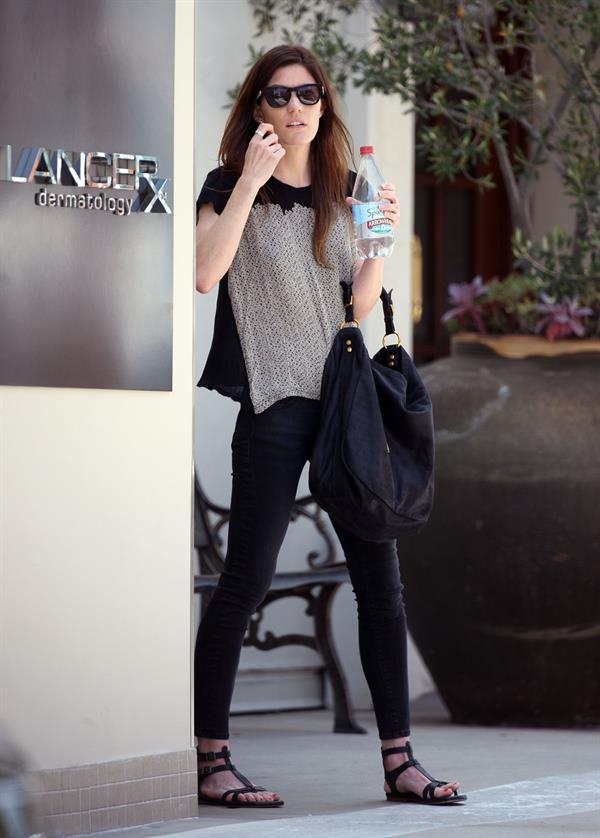 Jennifer Carpenter visits the dermatologist  in Beverly Hills, June 10, 2014