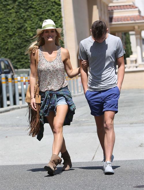 Bar Refaeli Pictures Bar Refaeli spending the afternoon with family in L.A. June 9, 2014