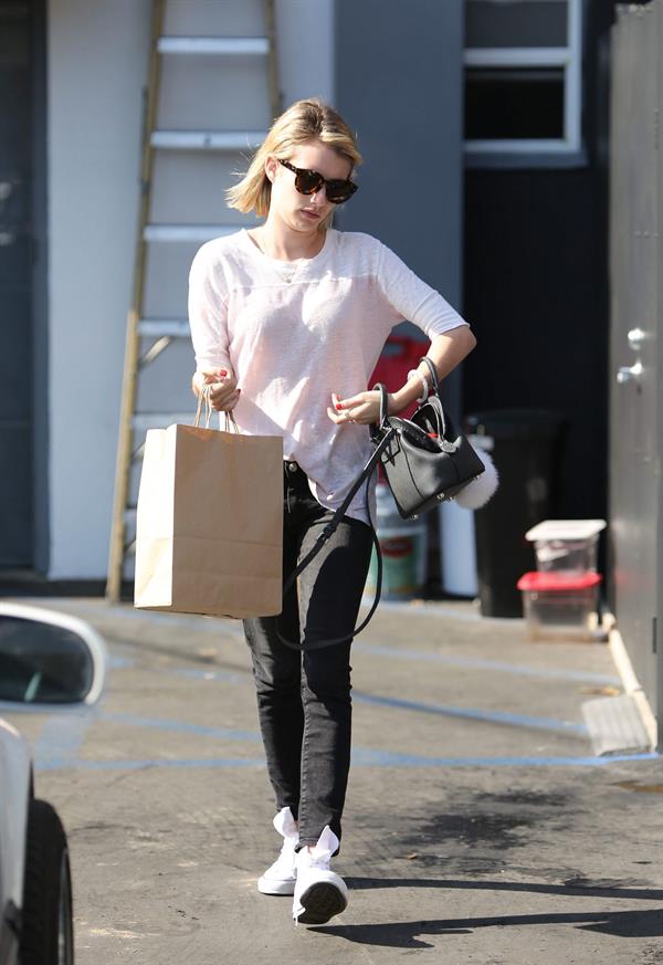 Emma Roberts out in Beverly Hills June 9, 2014