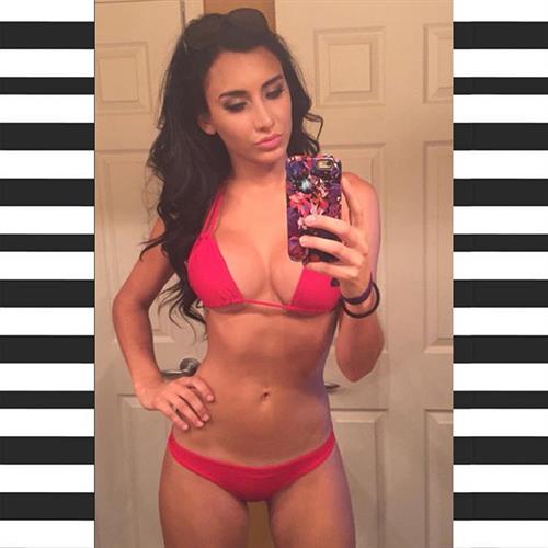 Gracee Belle in a bikini taking a selfie