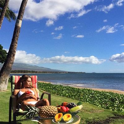 Lily Ermak in a bikini