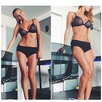 Lily Ermak in lingerie