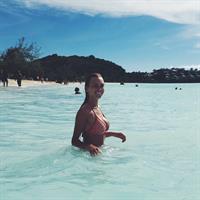 Lily Ermak in a bikini