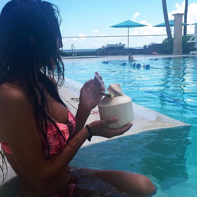 Gracee Belle in a bikini