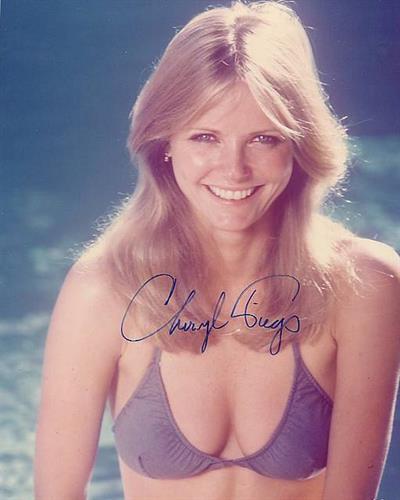 Cheryl Tiegs in a bikini