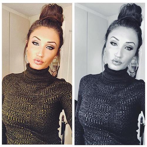 Megan McKenna taking a selfie