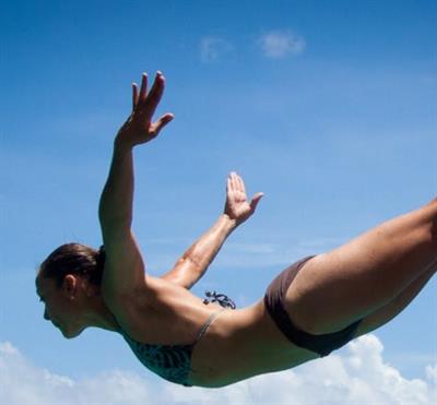 Anonymous in a bikini