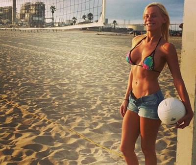 Anonymous in a bikini