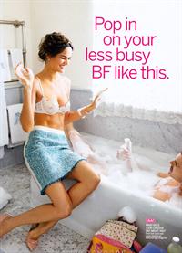 Barbara Fialho in lingerie