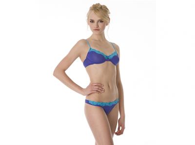 Ginta Lapina in lingerie