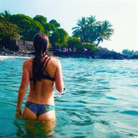 Tanya Poppett in a bikini - ass