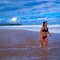 Tanya Poppett in a bikini