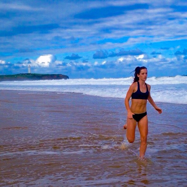 Tanya Poppett in a bikini