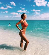 Devin Brugman in a bikini