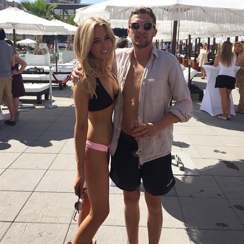 Nicola Hughes in a bikini