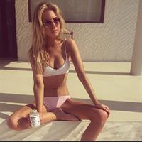 Nicola Hughes in a bikini