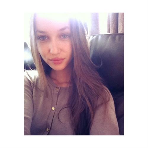 Ariane Fournier taking a selfie