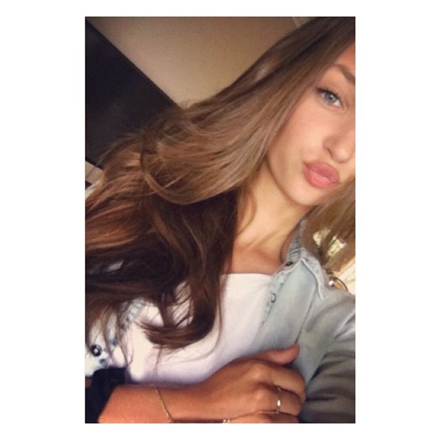 Ariane Fournier taking a selfie