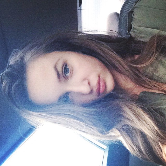 Ariane Fournier taking a selfie