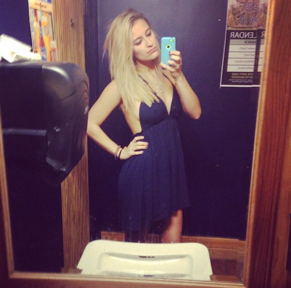 Anonymous taking a selfie