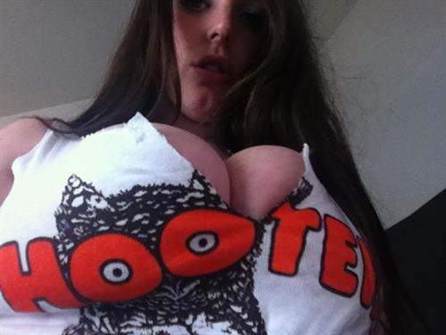 Angela White taking a selfie