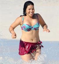 America Ferrera in a bikini