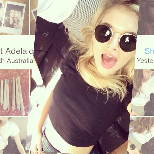 Megan Blake Irwin taking a selfie