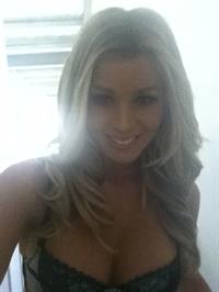 Sheridyn Fisher in lingerie