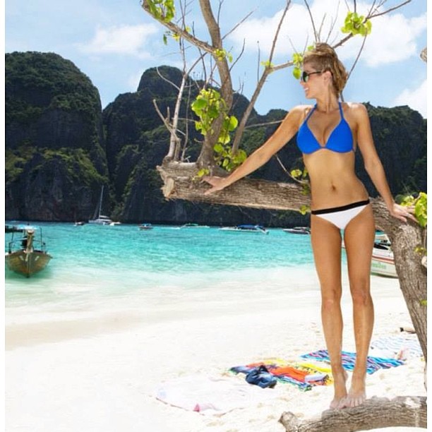 Sheridyn Fisher in a bikini