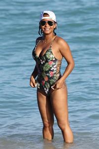 Christina Milian in a bikini